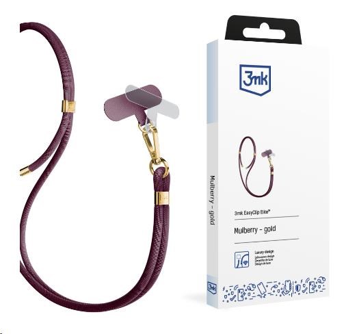 3mk EasyClip Elite Mulberry (gold)1 