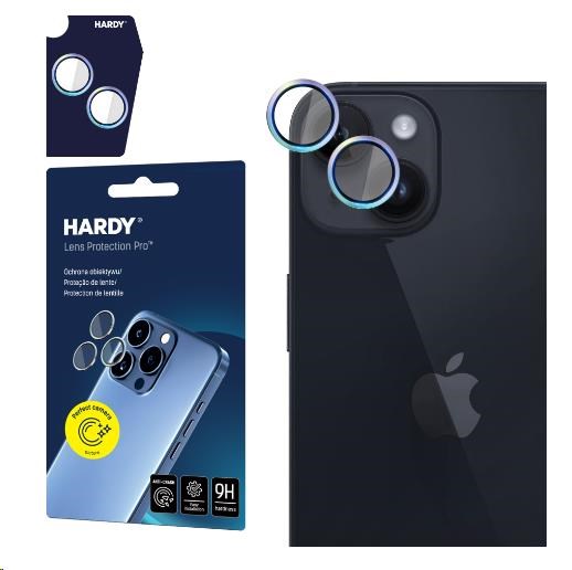 3mk ochrana kamery HARDY Lens Protection Pro pro iPhone 15 15 Plus, Rainbow0 