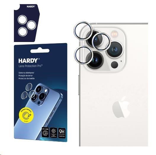 3mk ochrana kamery HARDY Lens Protection Pro pro iPhone 13 Pro 13 Pro Max Silver0 