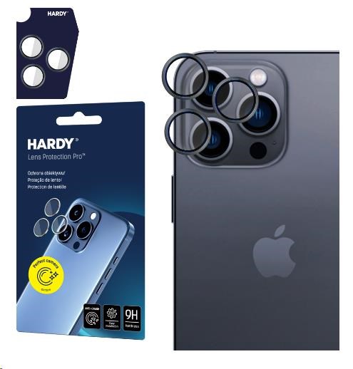 3mk ochrana kamery HARDY Lens Protection Pro pro iPhone 15 Pro Black0 