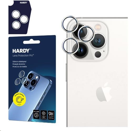 3mk ochrana kamery HARDY Lens Protection Pro pro iPhone 15 Pro Max White0 