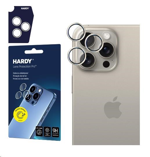 3mk ochrana kamery HARDY Lens Protection Pro pro iPhone 15 Pro Natural0 