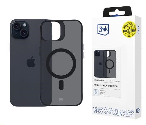 3mk ochranné pouzdro Smoke MagCase pro iPhone 15 Plus0 