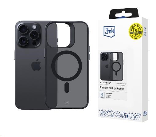3mk ochranné pouzdro Smoke MagCase pro iPhone 15 Pro Max0 