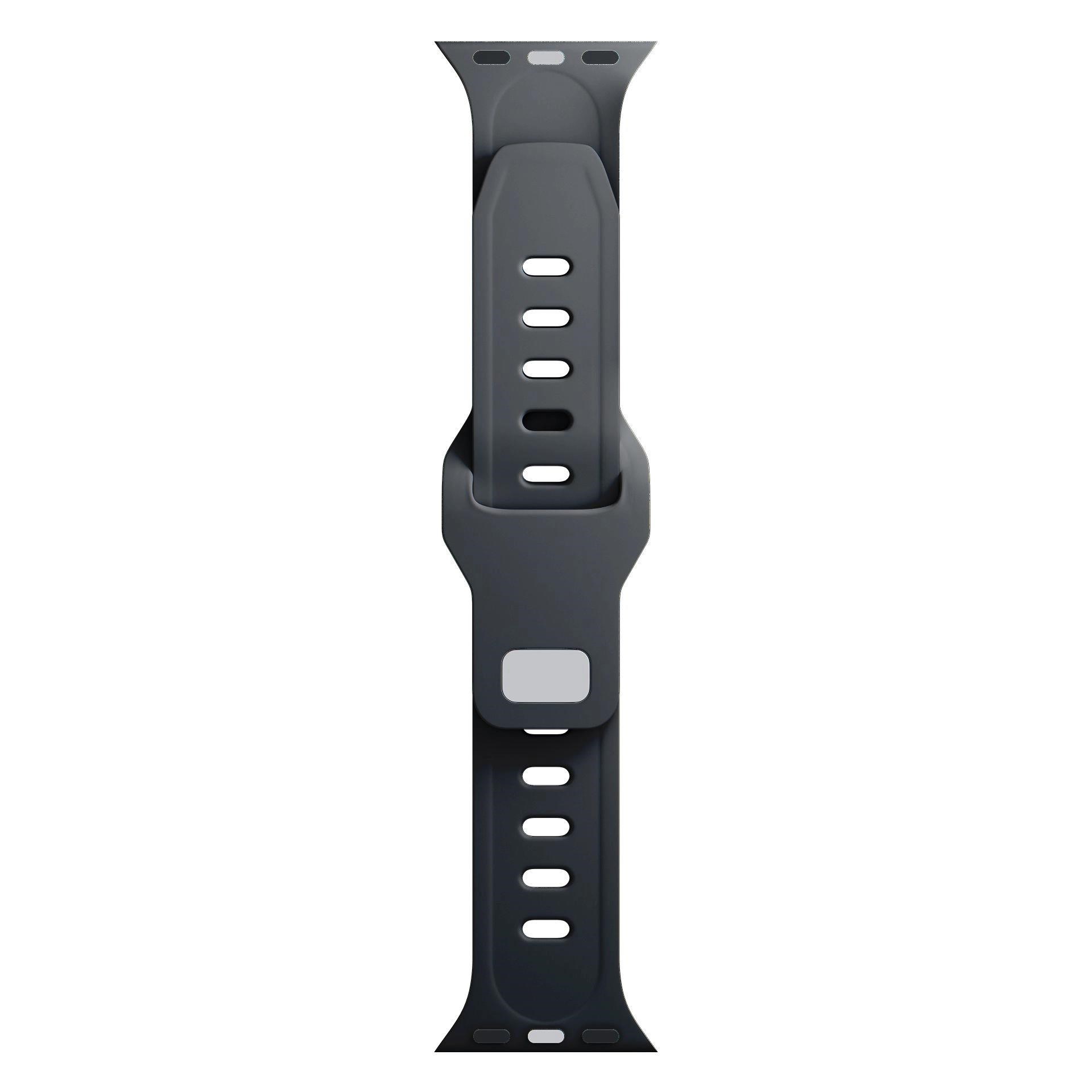 3mk Silicone Watch Strap pro Apple 38/ 40/ 41 mm Black6 