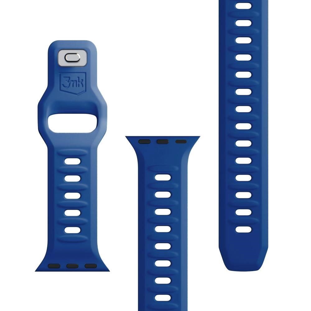 3mk Silicone Watch Strap pro Apple 38/40/41 mm Blue8 