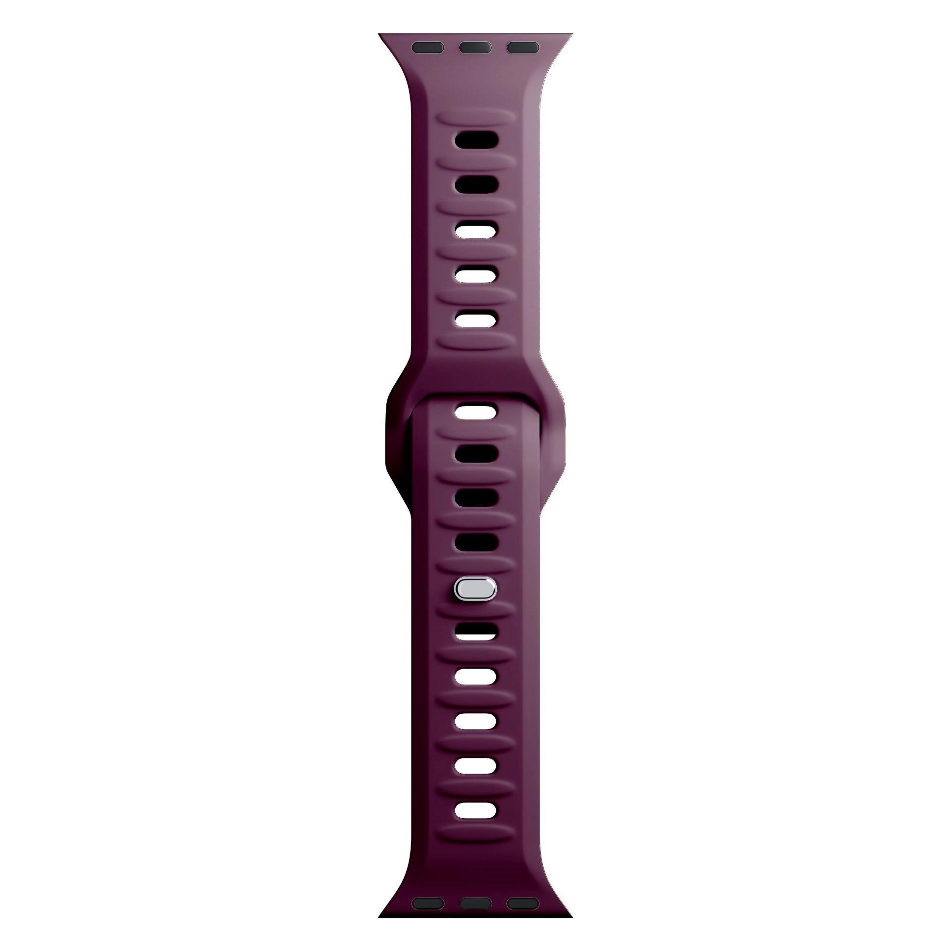 3mk Silicone Watch Strap pro Apple 38/ 40/ 41 mm Mulberry9 