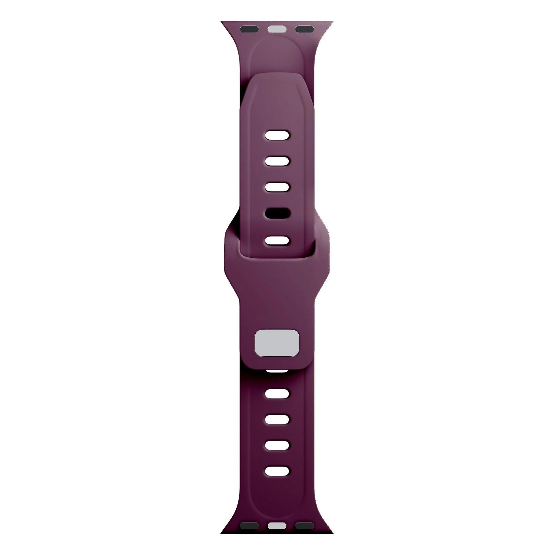3mk Silicone Watch Strap pro Apple 38/ 40/ 41 mm Mulberry10 