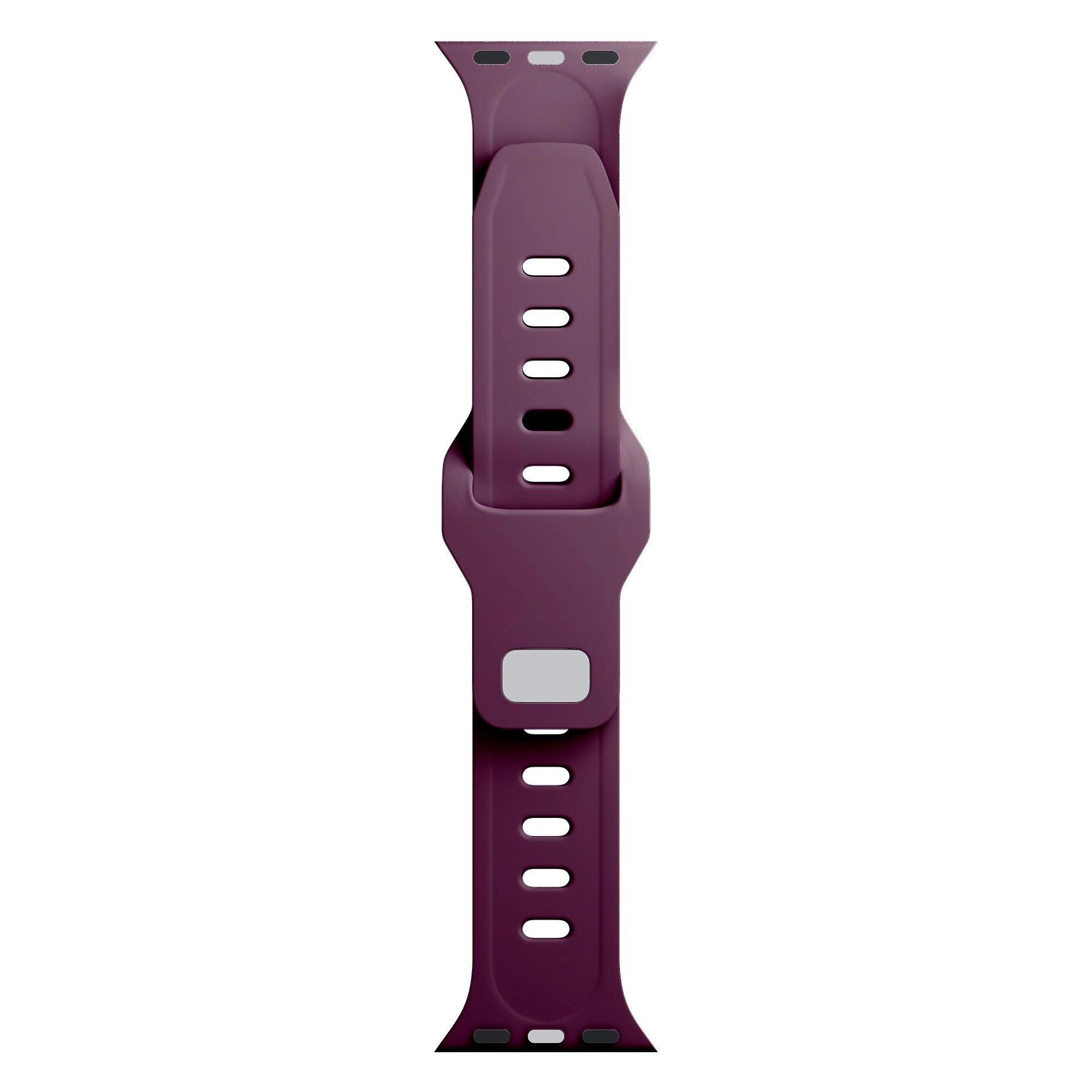 3mk Silicone Watch Strap pro Apple 38/ 40/ 41 mm Mulberry6 