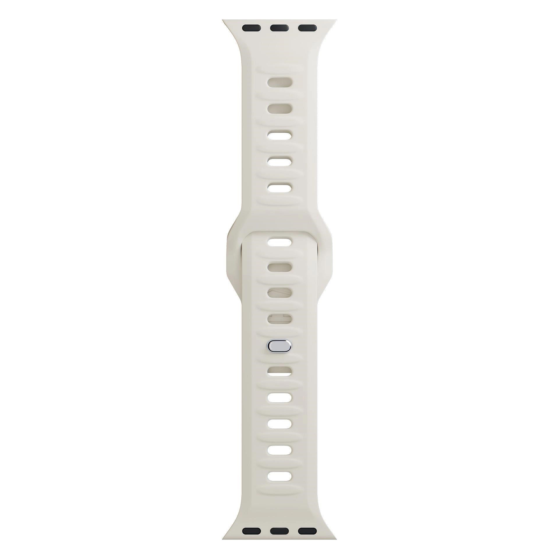 3mk Silicone Watch Strap pro Apple 38/ 40/ 41 mm Nude4 