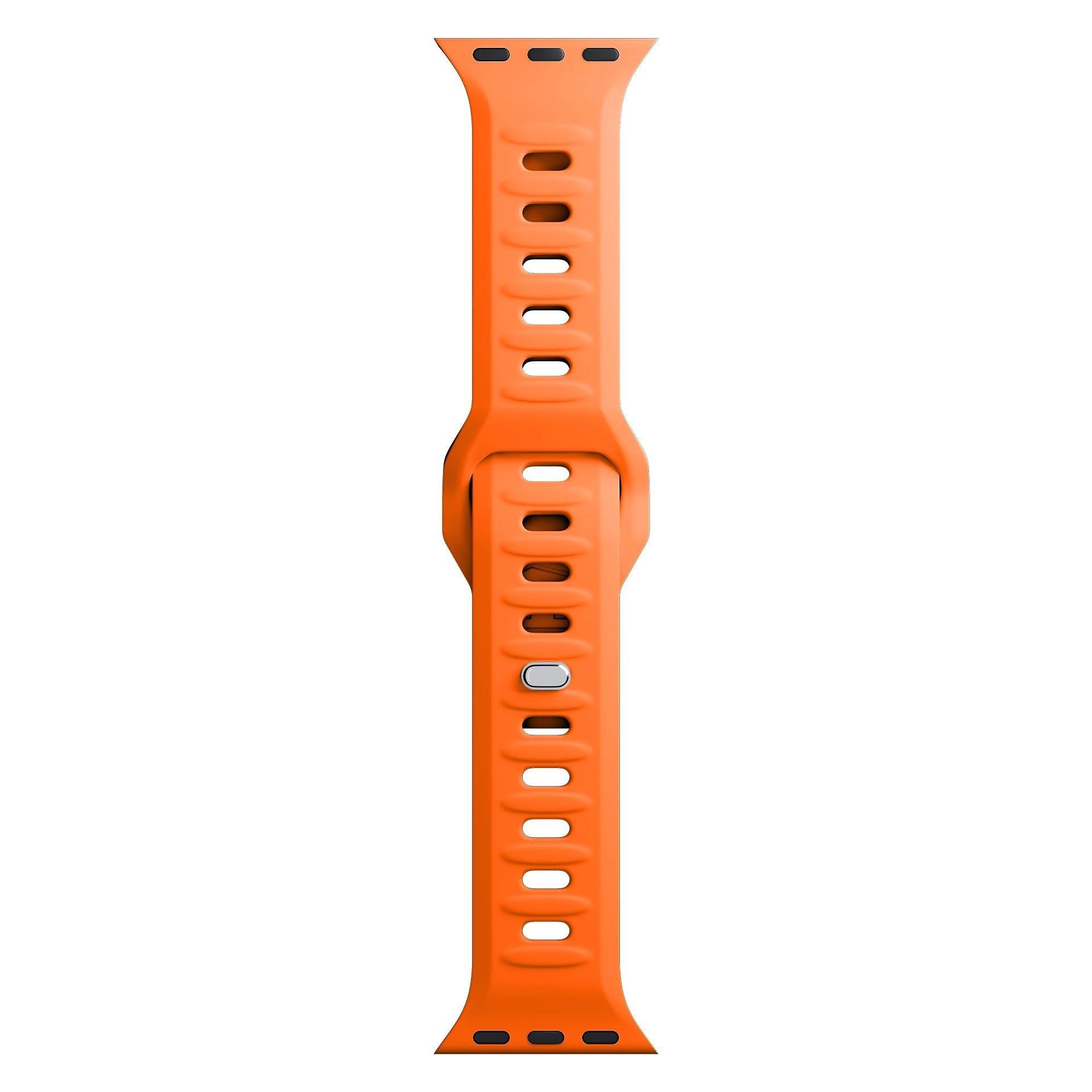 3mk Silicone Watch Strap pro Apple 38/40/41 mm Orange6 