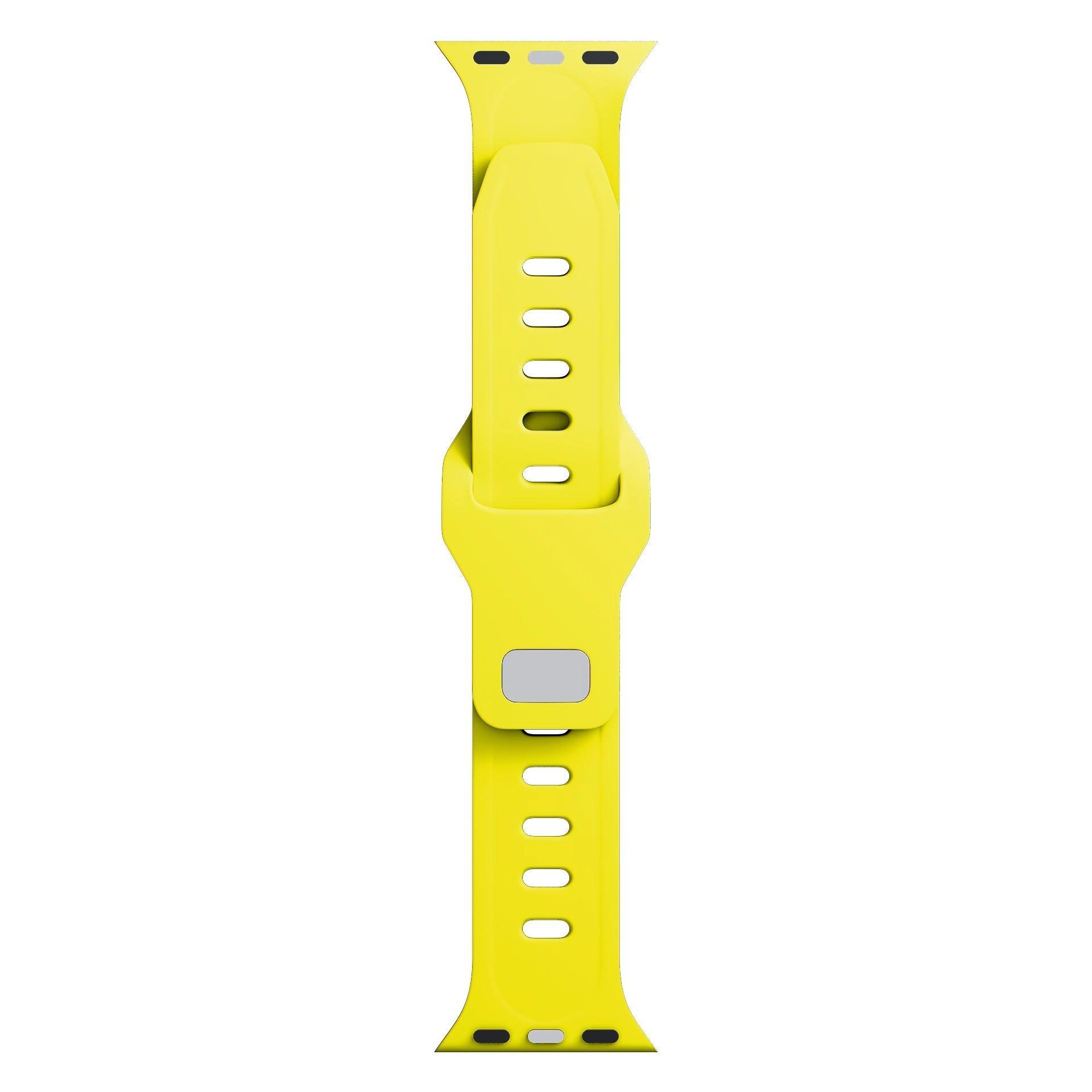 3mk Silicone Watch Strap pro Apple 38/ 40/ 41 mm Yellow6 