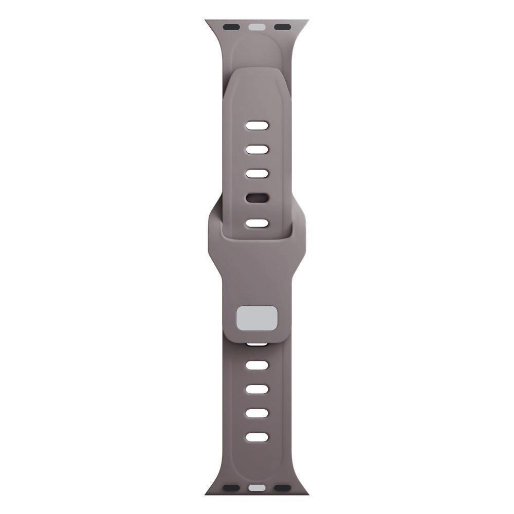 3mk Silicone Watch Strap pro Apple 42/ 44/ 45/ 49 mm Taupe3 