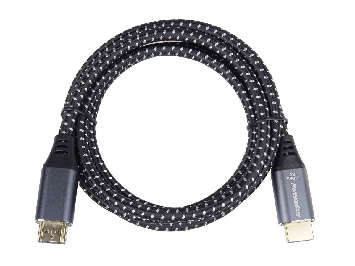 PREMIUMCORD Kabel Ultra HDMI 2.1 High Speed + Ethernet kabel 8K@60Hz,  zlacené konektory,  5m1 