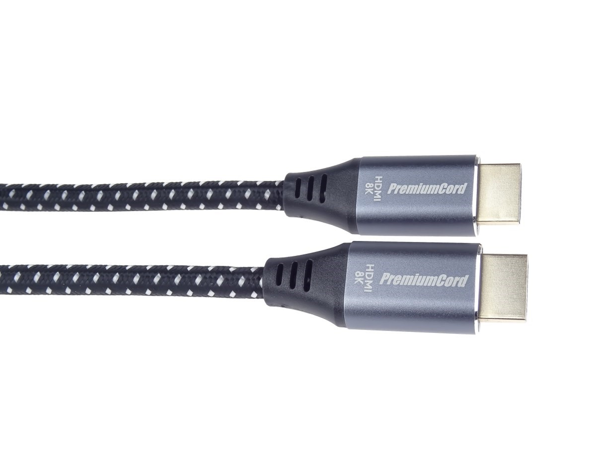 PREMIUMCORD Kabel Ultra HDMI 2.1 High Speed + Ethernet kabel 8K@60Hz,  zlacené konektory,  5m4 