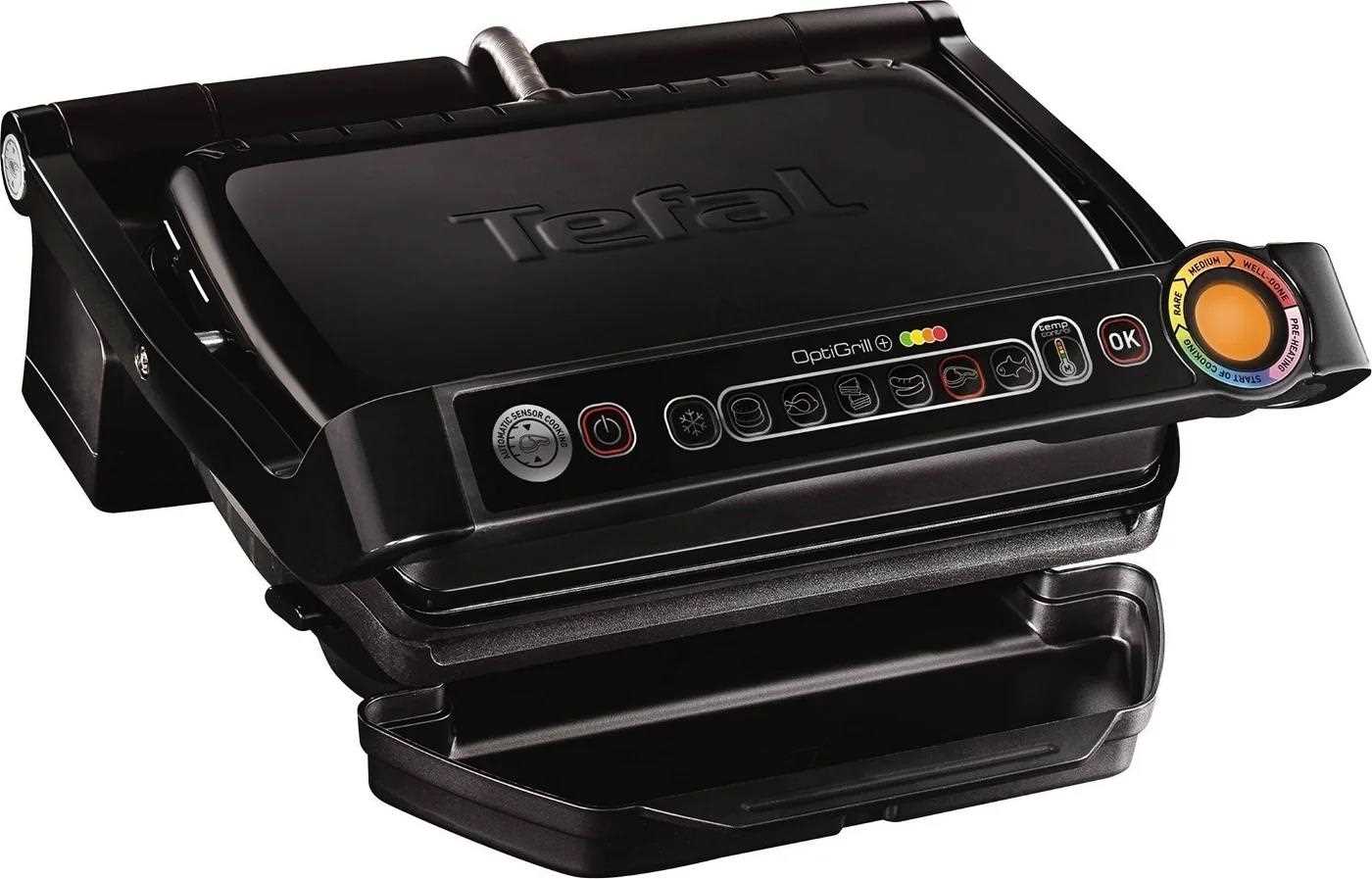 Tefal Optigrill+ Snacking&Baking GC714834 elektrický gril,  2000 W,  6 programů,  indikátor průběhu grilování,  černá4 