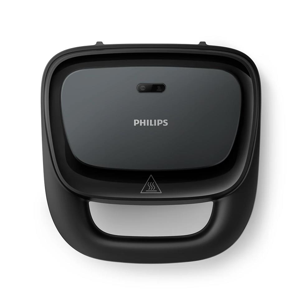 Philips HD2330/90 toustovač, 750 W, kontrolka, přepínač, snadné čištění, černá1 