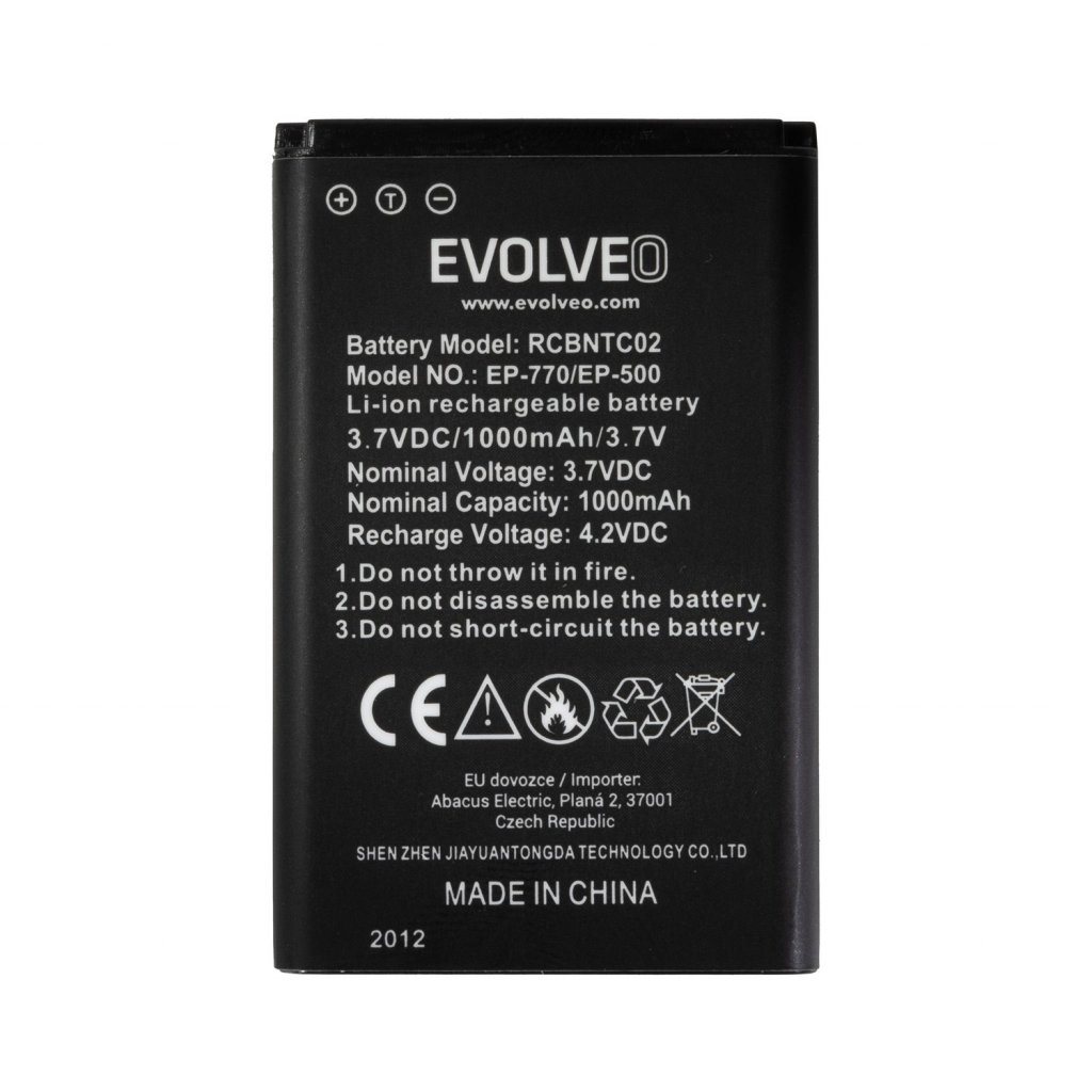 EVOLVEO originální baterie 1000 mAh pro EasyPhone FP, FS0 