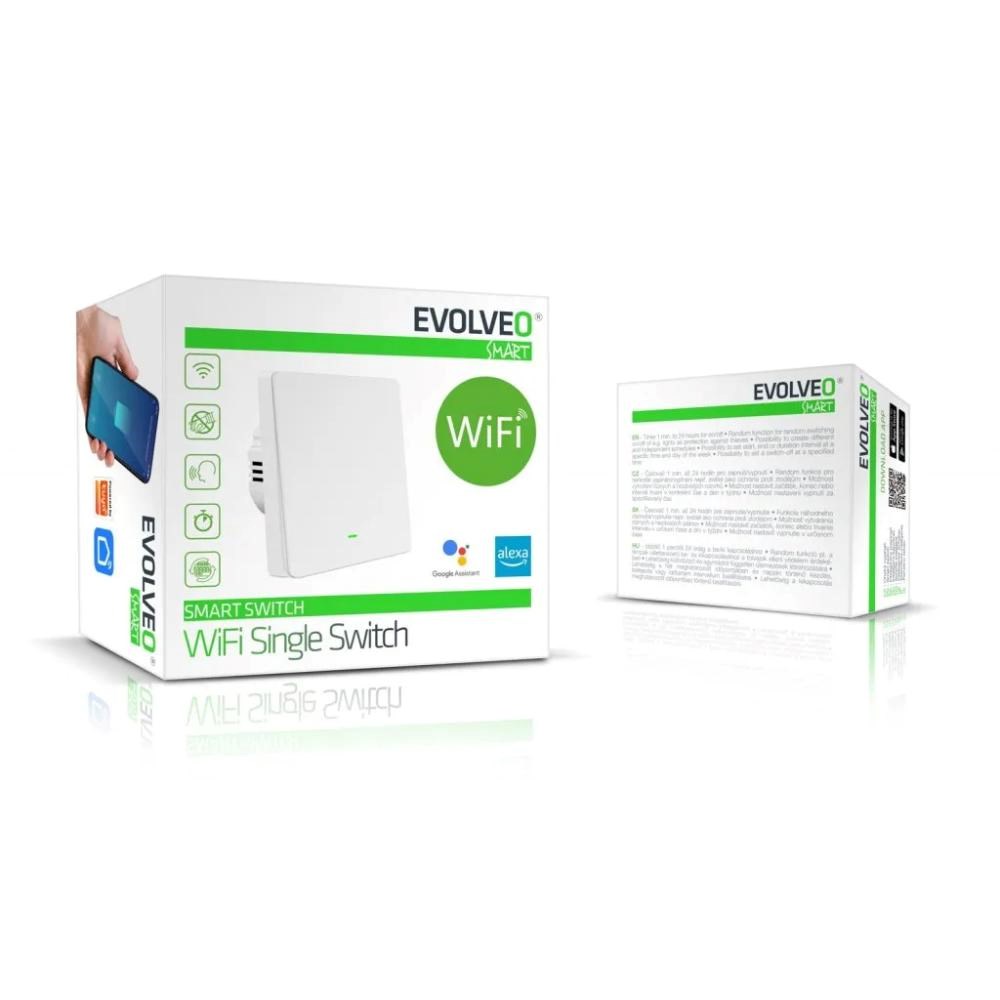 EVOLVEO WiFi Single Switch,  chytrý vypínač4 