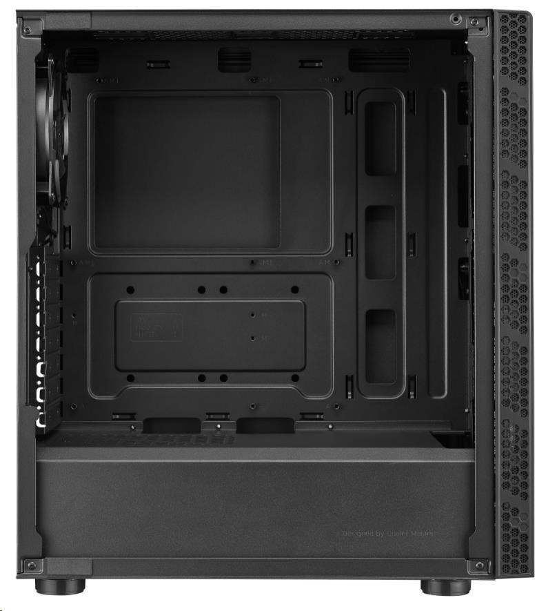 Cooler Master case MasterBox MB600L V2 Steel + 650W zdroj Bronze 80+ MPE-6501-ACABW-BCP4 