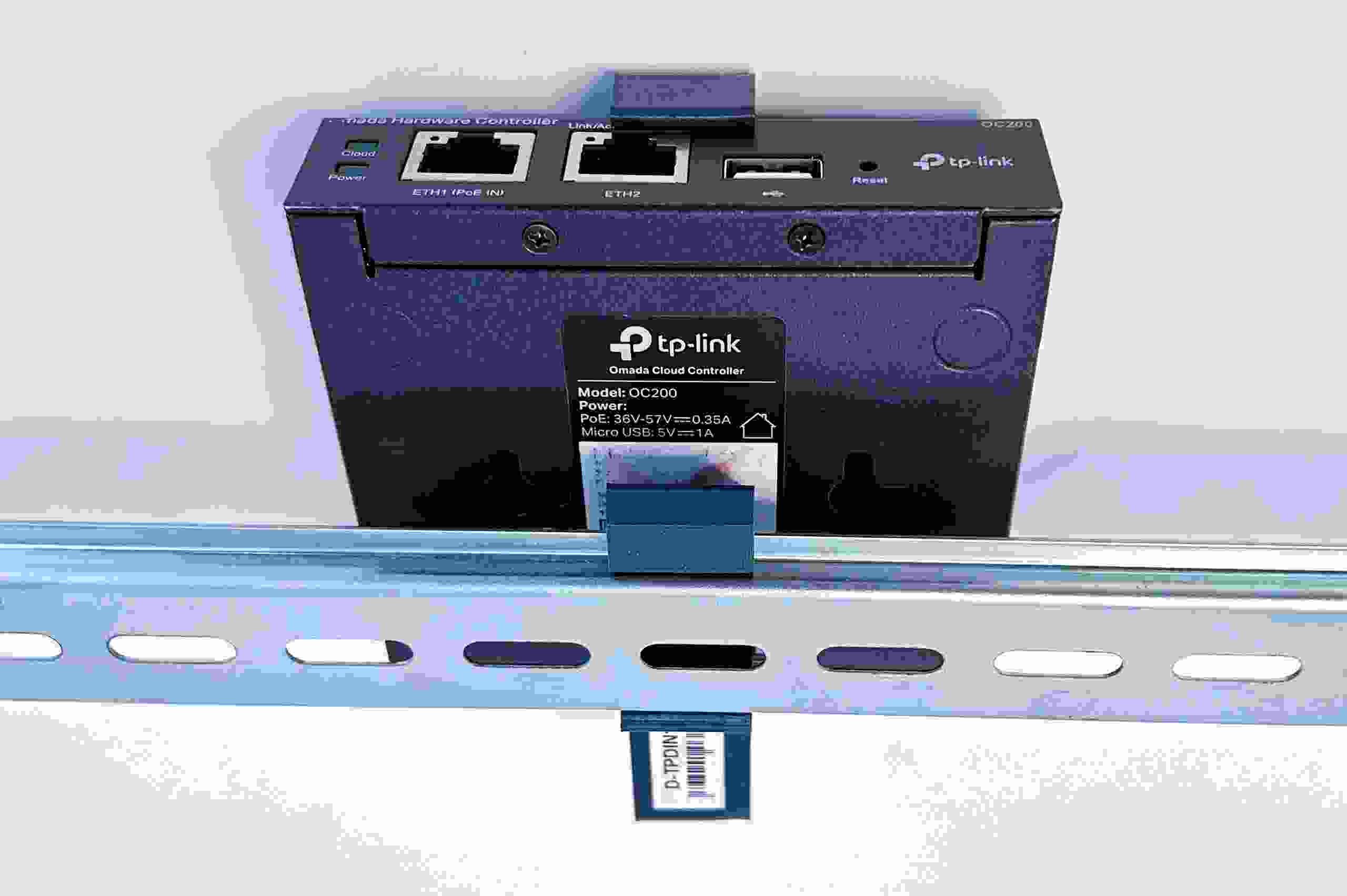 TP-Link D-TPDIN100 Držák na DIN lištu pro OC200, SF1005xx, SG105xx, SG1005xx, šedý6 