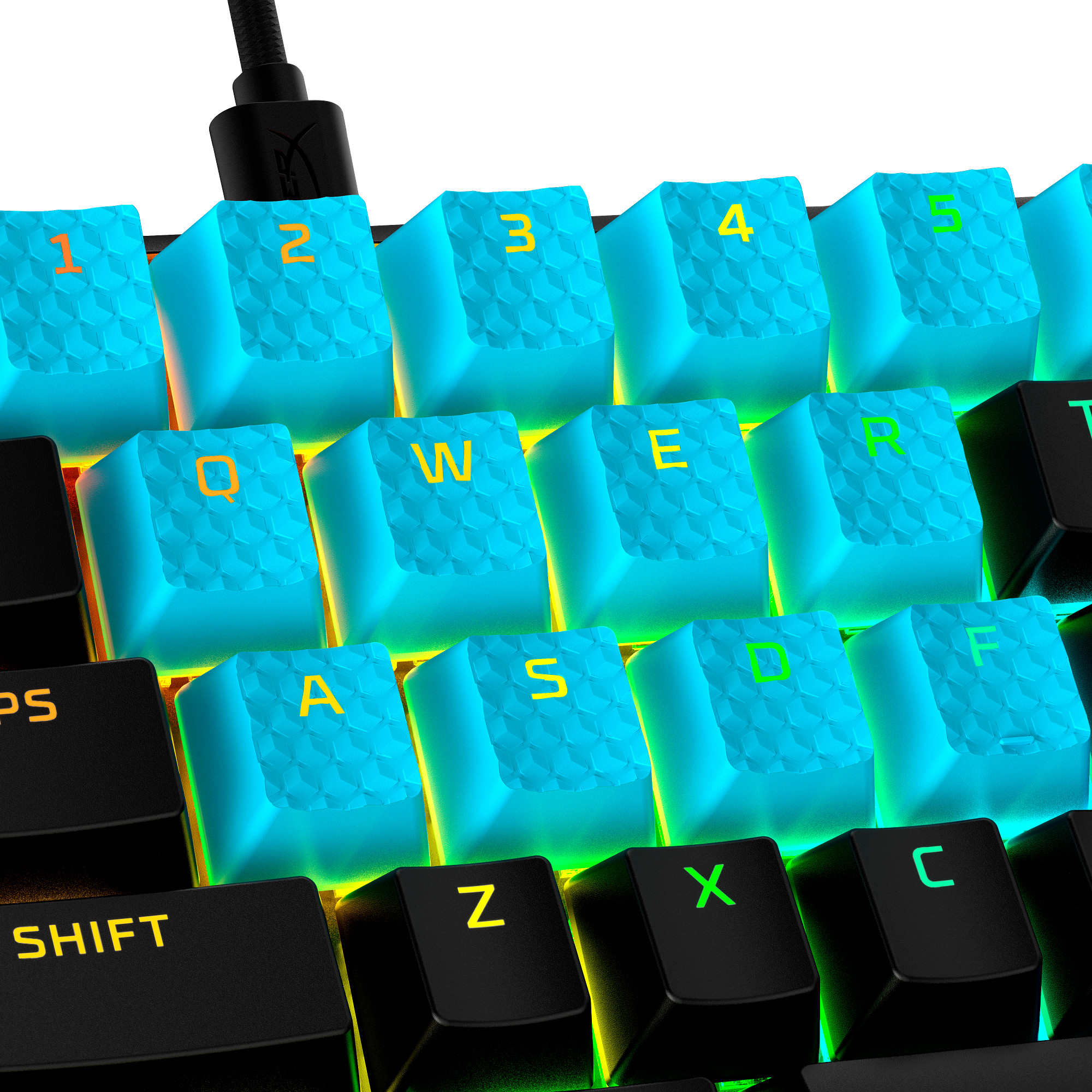 HyperX BLU Rubber Gaming Accessory Kit-US - Příslušenství ke klávesnici2 
