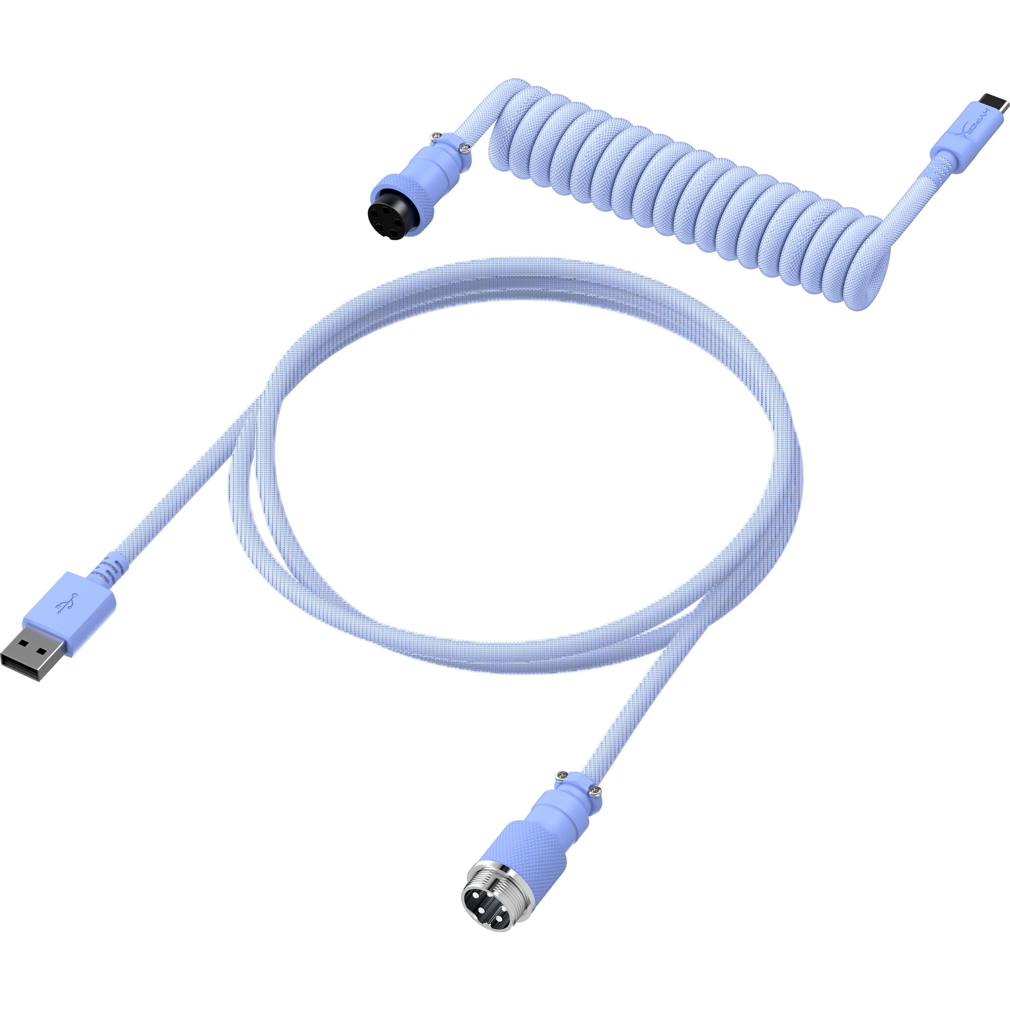 HyperX USB-C Coiled Cable Light Purple - Příslušenství ke klávesnici1 