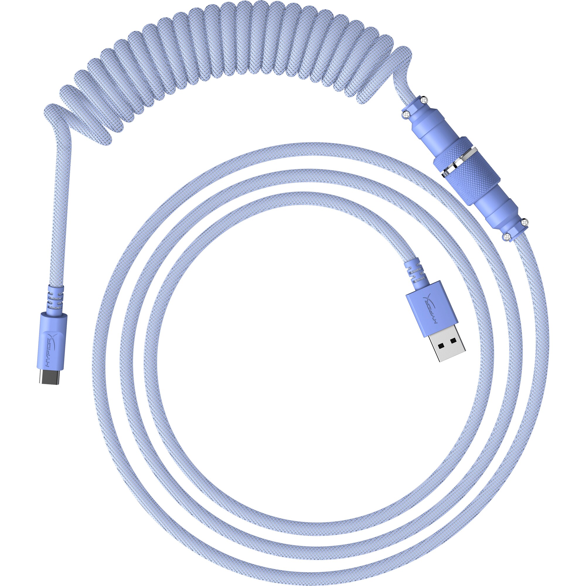 HyperX USB-C Coiled Cable Light Purple - Příslušenství ke klávesnici2 