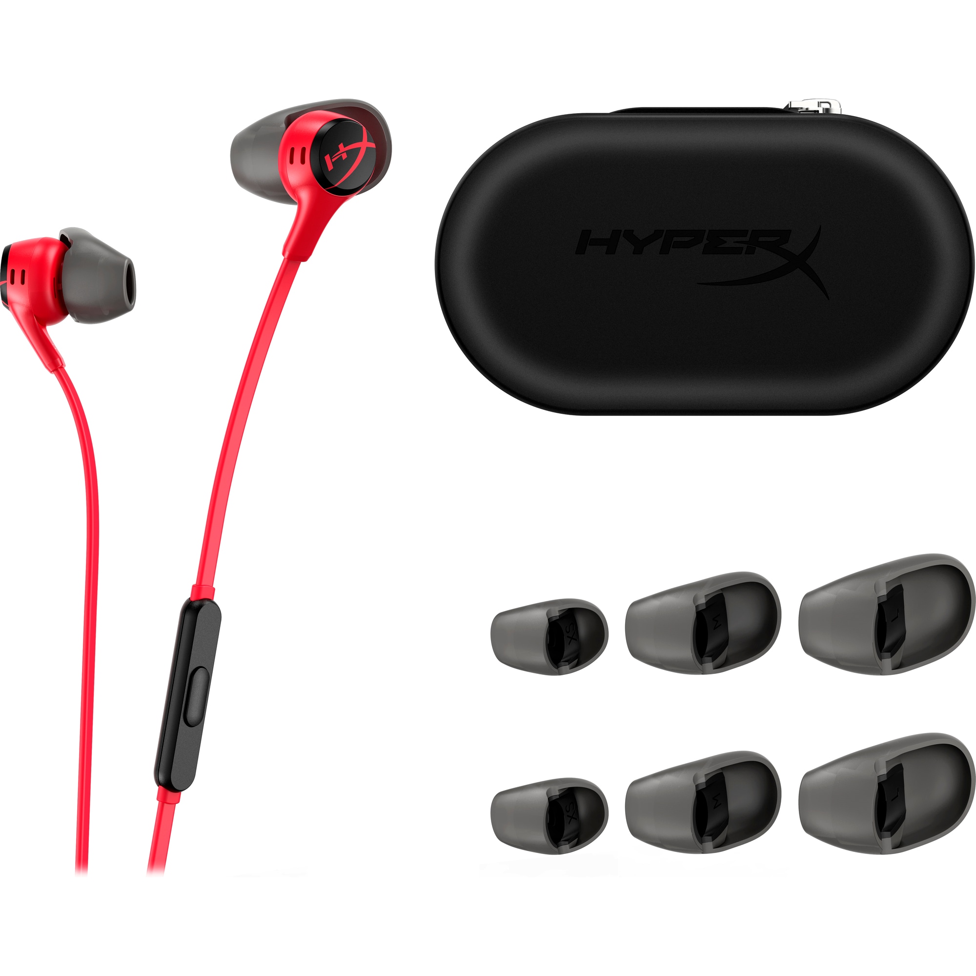 HyperX Cloud Earbuds II RED Gaming Earbuds with Mic - Sluchátka pro herní konsole4 