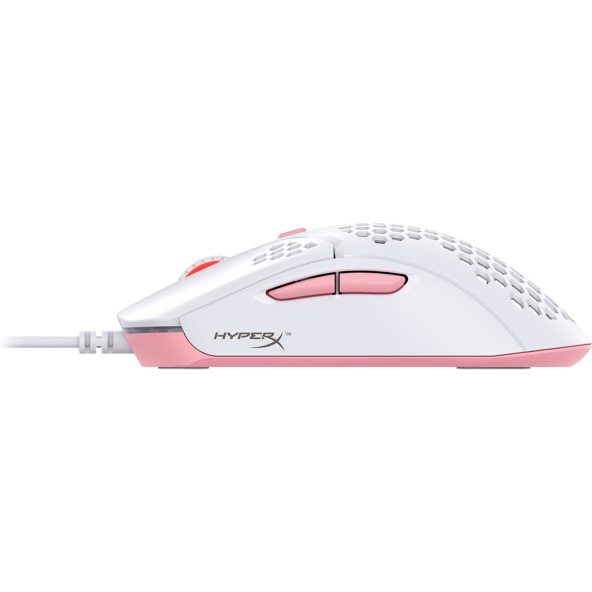 HyperX Pulsefire Haste - Gaming Mouse (White-Pink) (HMSH1-A-WT G) - Myš4 