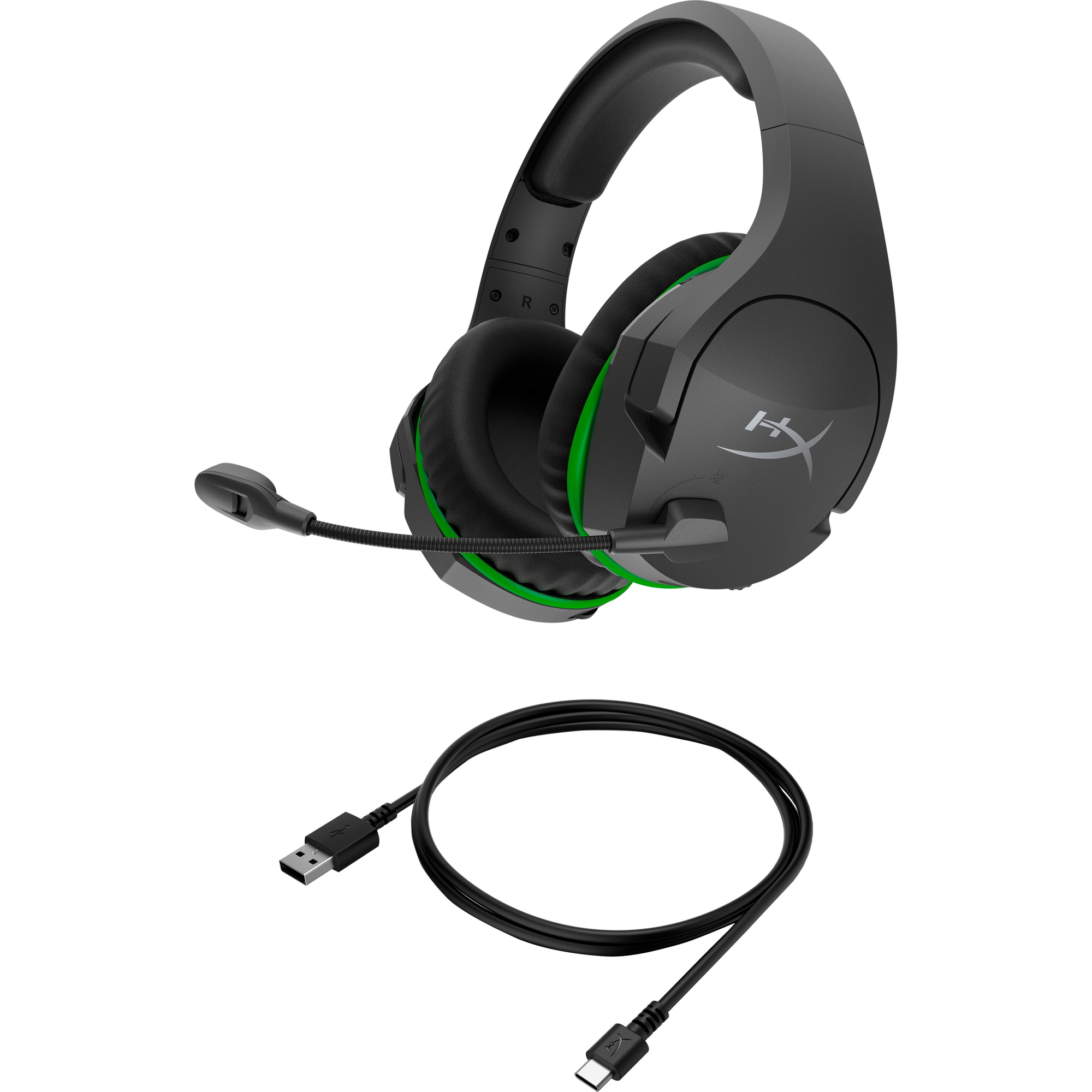 HyperX CloudX Stinger Core - Wireless Gaming Headset (Black-Green) - Xbox (HHSS1C-DG-GY/ G) - Sluchátka pro herní konsole9 