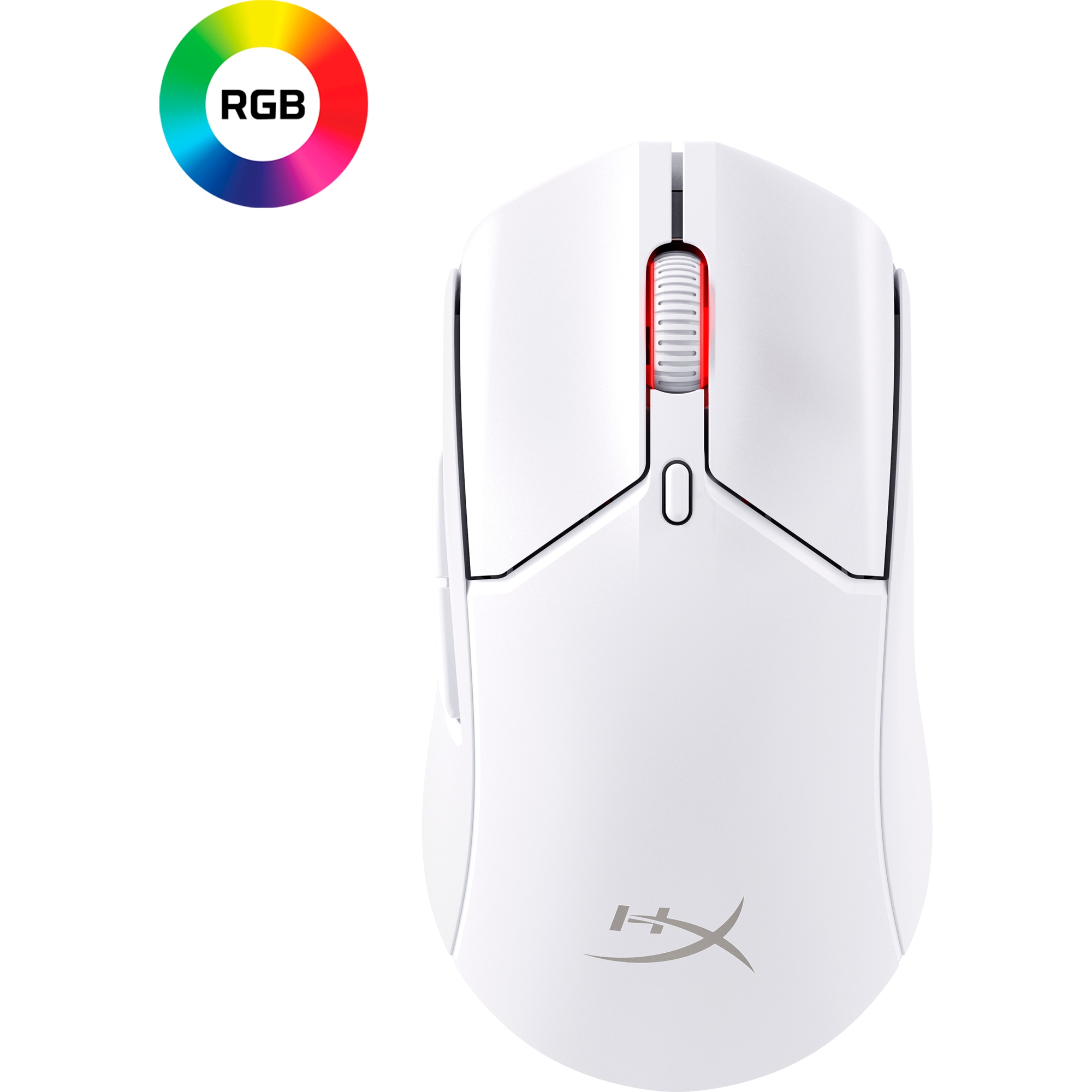 HyperX Pulsefire Haste White Wireless Gaming Mouse 2 - Myš2 