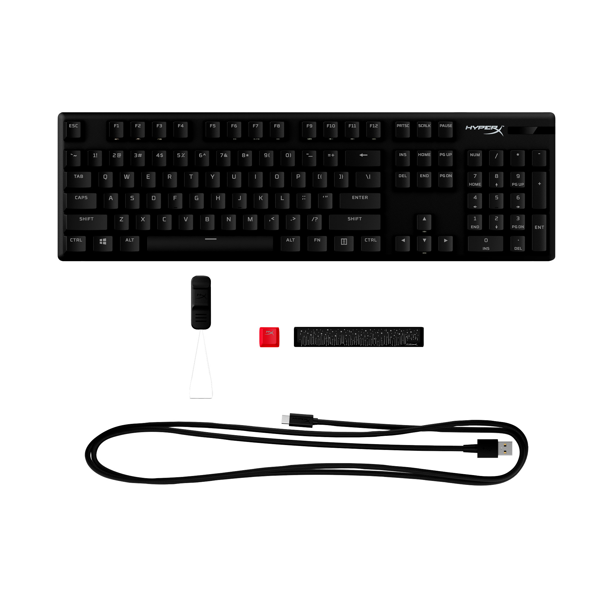 HyperX Alloy Origins PBT HX Blue Gaming Keyboard-US - Klávesnice3 