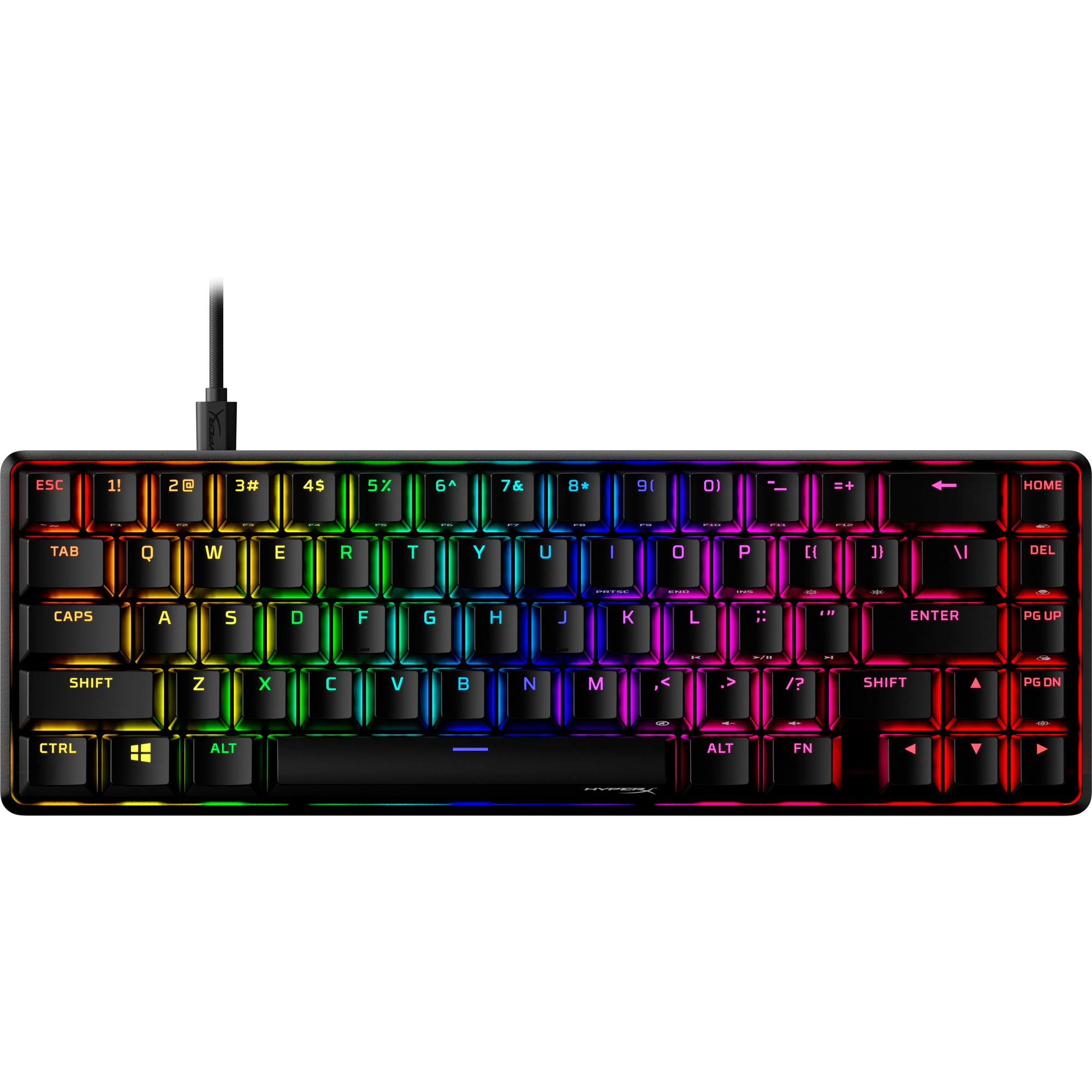 HyperX Alloy Origins 65 - Mechanical Gaming Keyboard - HX Red (US Layout) (HKBO1T-RD-US/ N)-US - Klávesnice1 