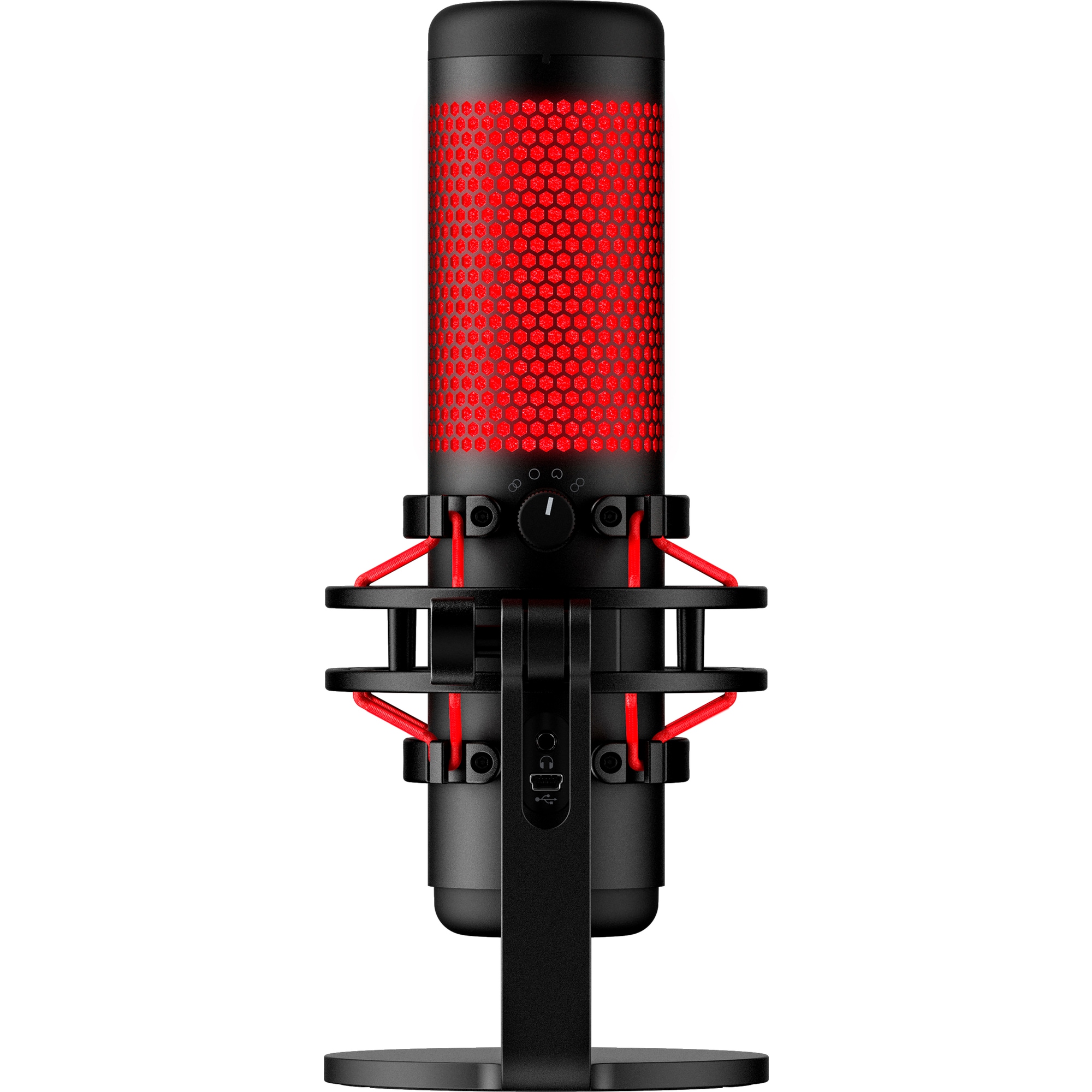 HyperX QuadCast - USB Microphone (Black-Red) - Red Lighting (HX-MICQC-BK) - Mikrofon2 