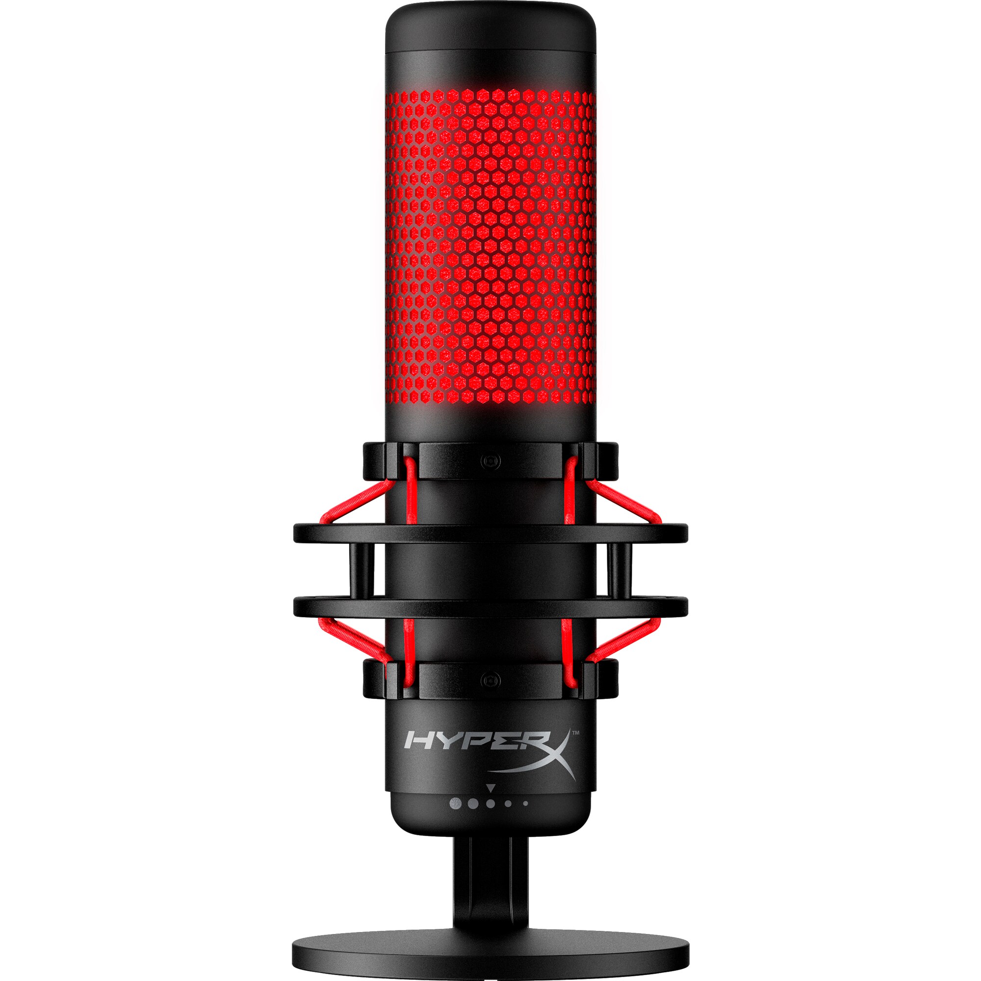 HyperX QuadCast - USB Microphone (Black-Red) - Red Lighting (HX-MICQC-BK) - Mikrofon6 