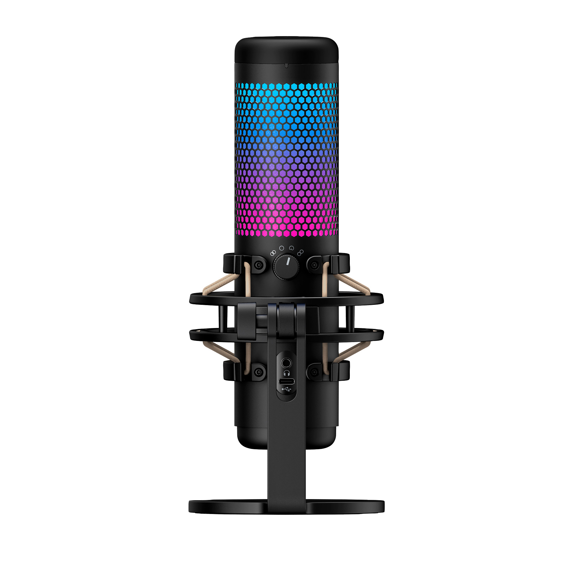 HyperX QuadCast S - USB Microphone (Black-Grey) - RGB Lighting (HMIQ1S-XX-RG/ G) - Mikrofon6 