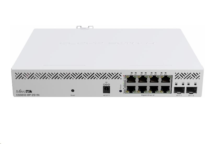BAZAR - MikroTik Cloud Smart Switch CSS610-8P-2S+IN - Po opravě (Komplet)0 