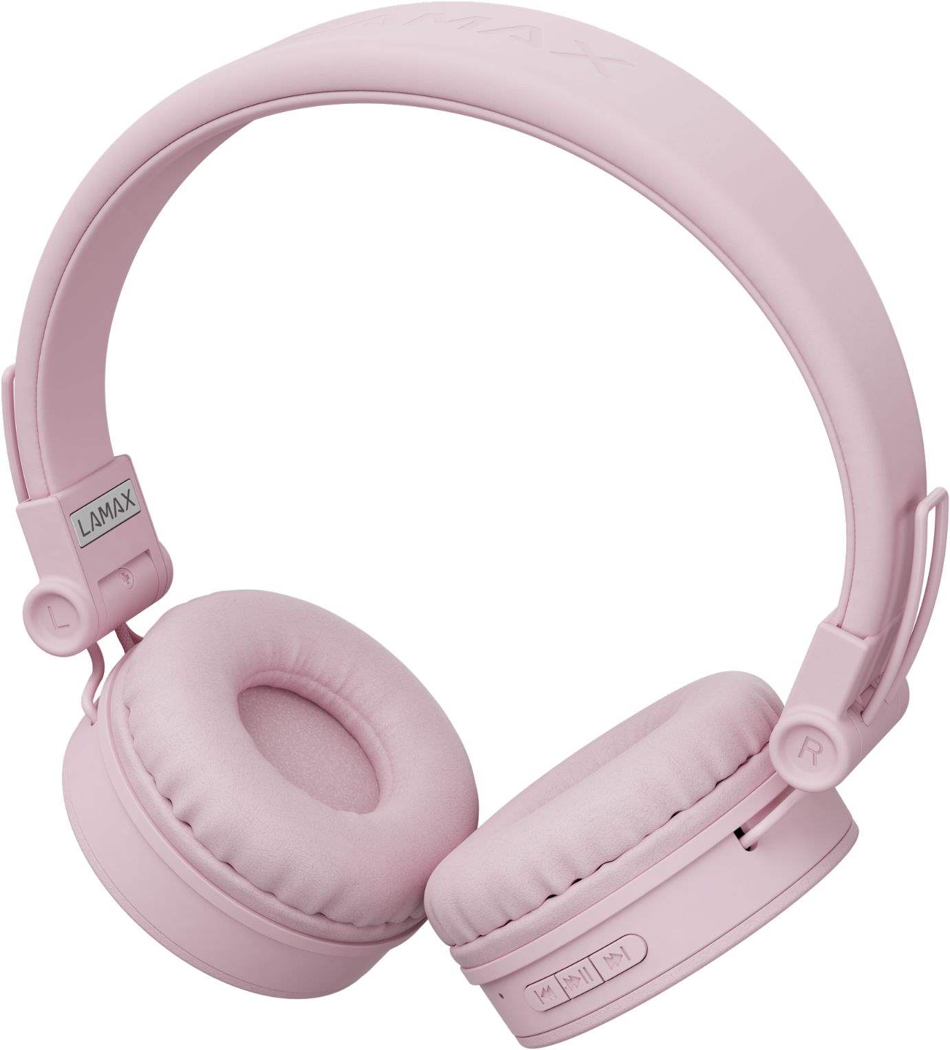 LAMAX Beat Blaze2 náhlavní sluchátka,  USB-C - růžová0 