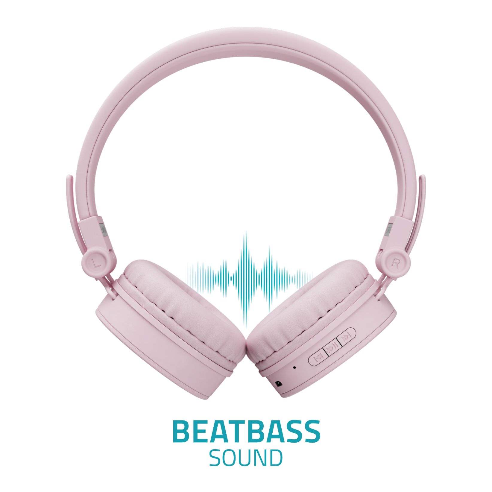 LAMAX Beat Blaze2 náhlavní sluchátka,  USB-C - růžová1 