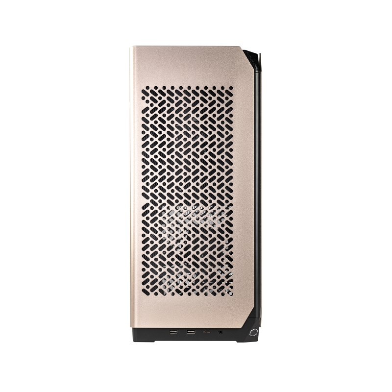 BAZAR - Cooler Master case Ncore 100 MAX,  2x USB 3.2 Gen1,  zdroj 850W,  vodní chlazení,  mini-ITX,  bronzová - Poškozený ob7 