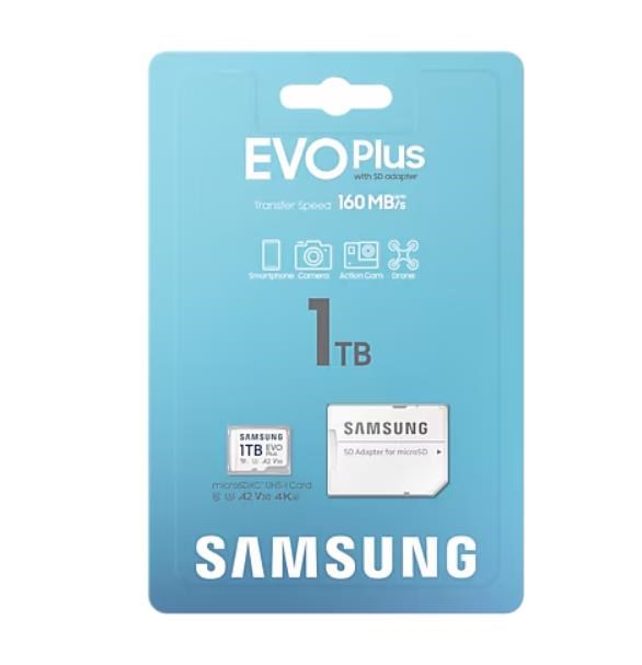 Samsung micro SDXC karta 1 TB EVO Plus + SD adaptér0 