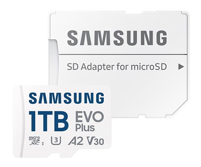 Samsung micro SDXC karta 1 TB EVO Plus + SD adaptér3 