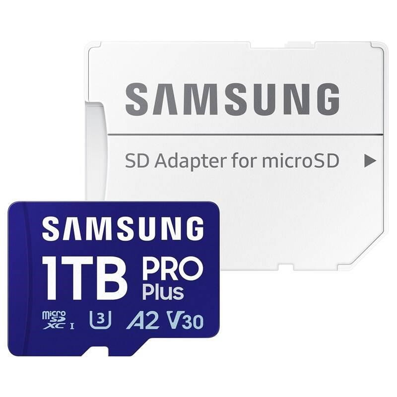 Samsung micro SDXC karta 1TB PRO Plus + SD adaptér0 