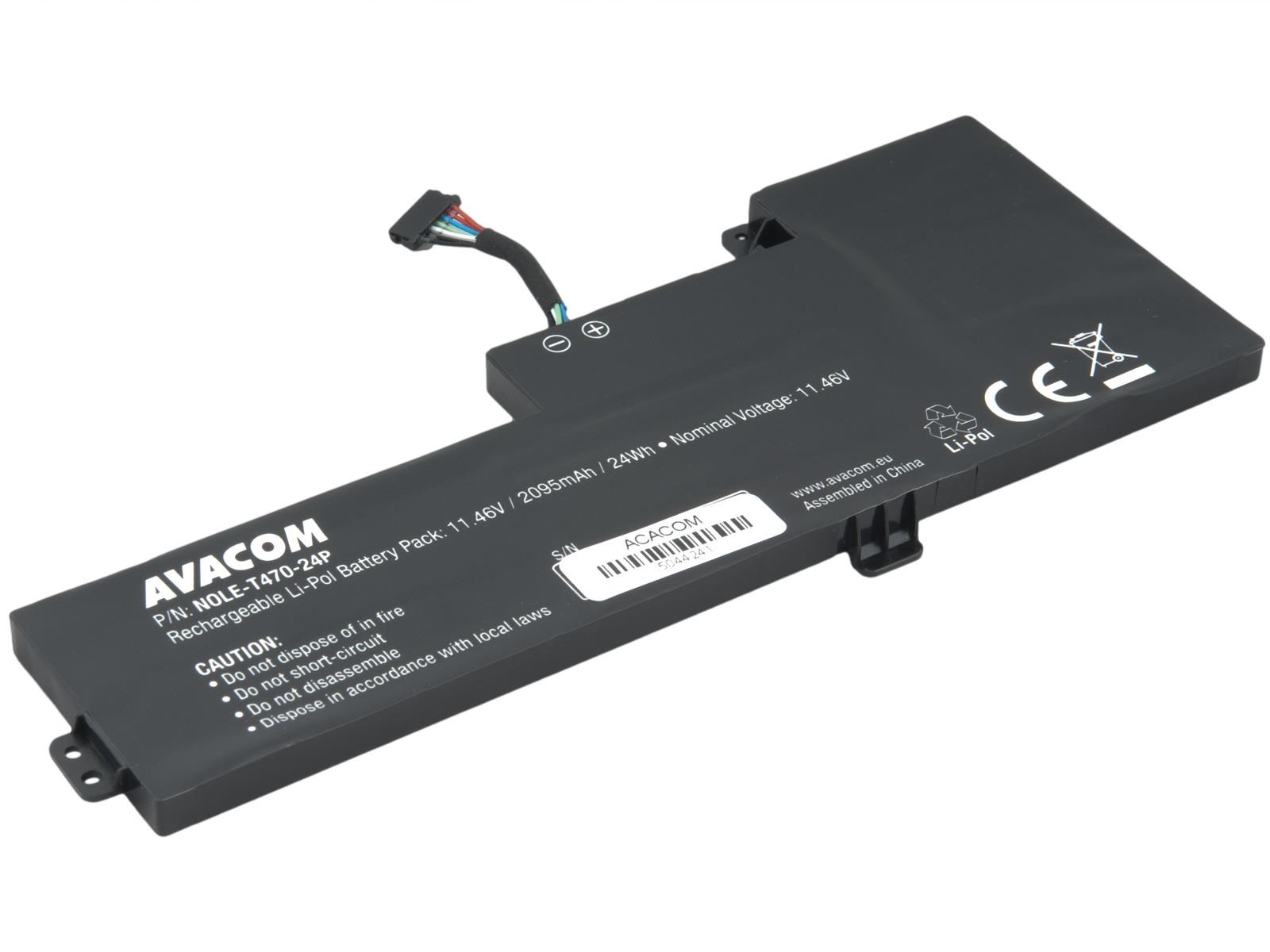 AVACOM náhradní baterie pro Lenovo ThinkPad T470, T480 Li-Pol 11, 46V 2095mAh 24Wh0 