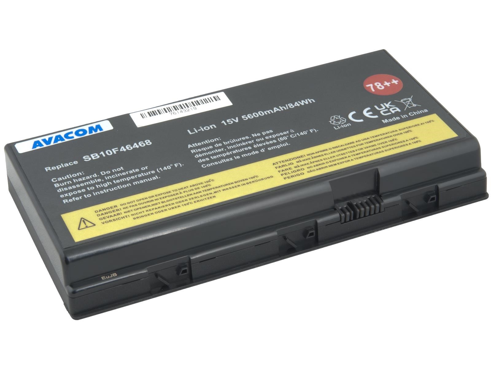 AVACOM náhradní baterie Lenovo ThinkPad P70 Li-Ion 15V 5600mAh 84Wh0 