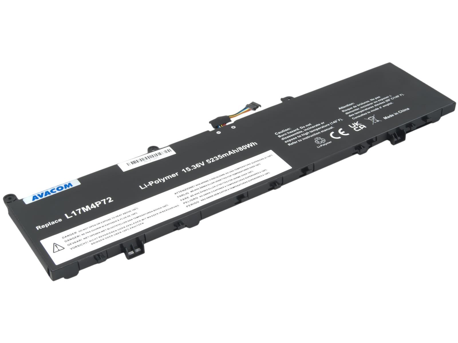 AVACOM náhradní baterie Lenovo ThinkPad P1 Gen.1, Gen2. Li-Pol 15, 36V 5235mAh 80Wh0 