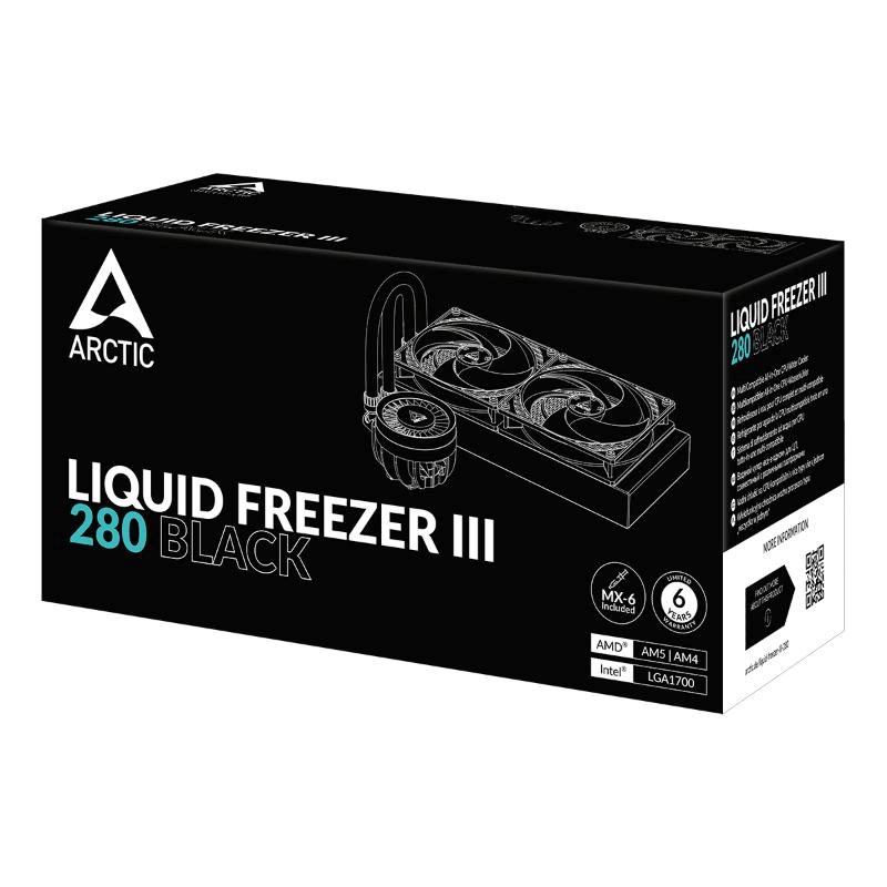 ARCTIC Vodní chladič Liquid Freezer III 280,  2x140mm,  AM5,  LGA1851,  černá5 