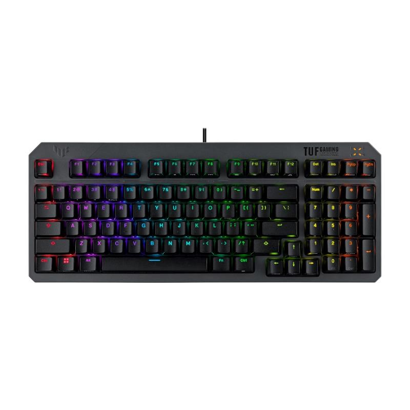 ASUS klávesnice TUF Gaming K3 GEN II, mechanická, CZ/SK, šedá0 