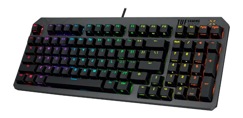 ASUS klávesnice TUF Gaming K3 GEN II, mechanická, US, šedá2 